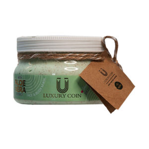 ماسک اسکراب صورت و بدن آلوئه ورا لاکچری کوین | Luxury Coin